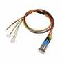 RGB Matel Push Button with cable - Panel Mount 16mm